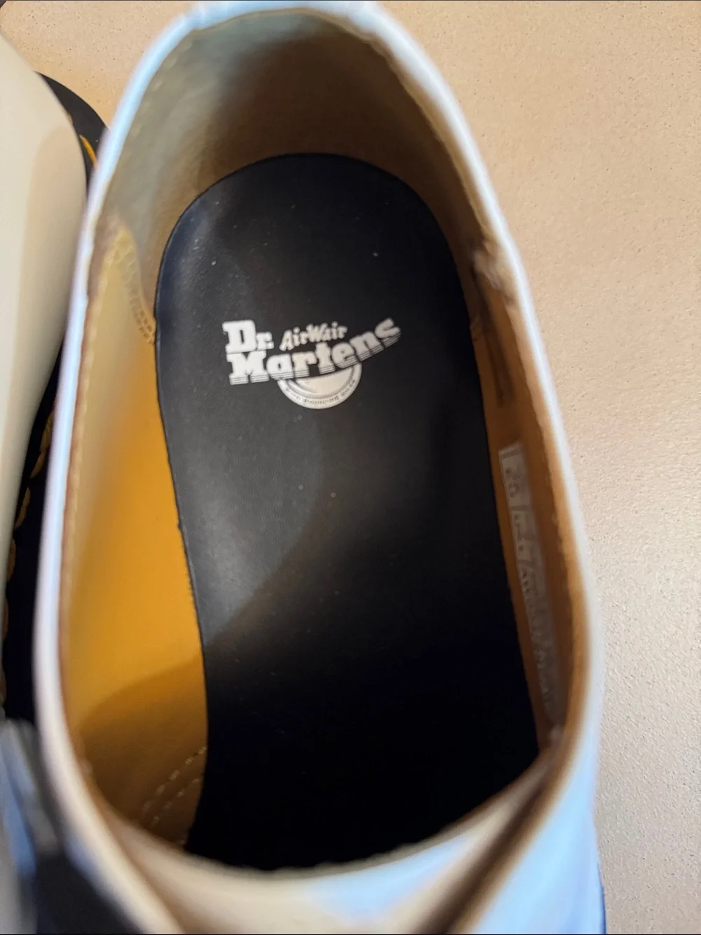 Dr. Martens white leather